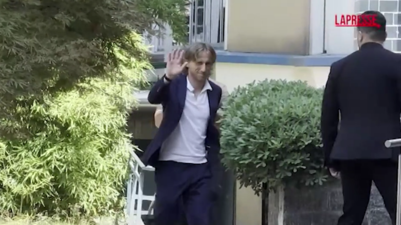 Milan, Modric arrivato alla clinica La Madonnina per le visite mediche