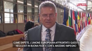 Dazi, Sefcovic (Ue): "Tariffe al 30% idea proibitiva, sentirò controparti Usa"