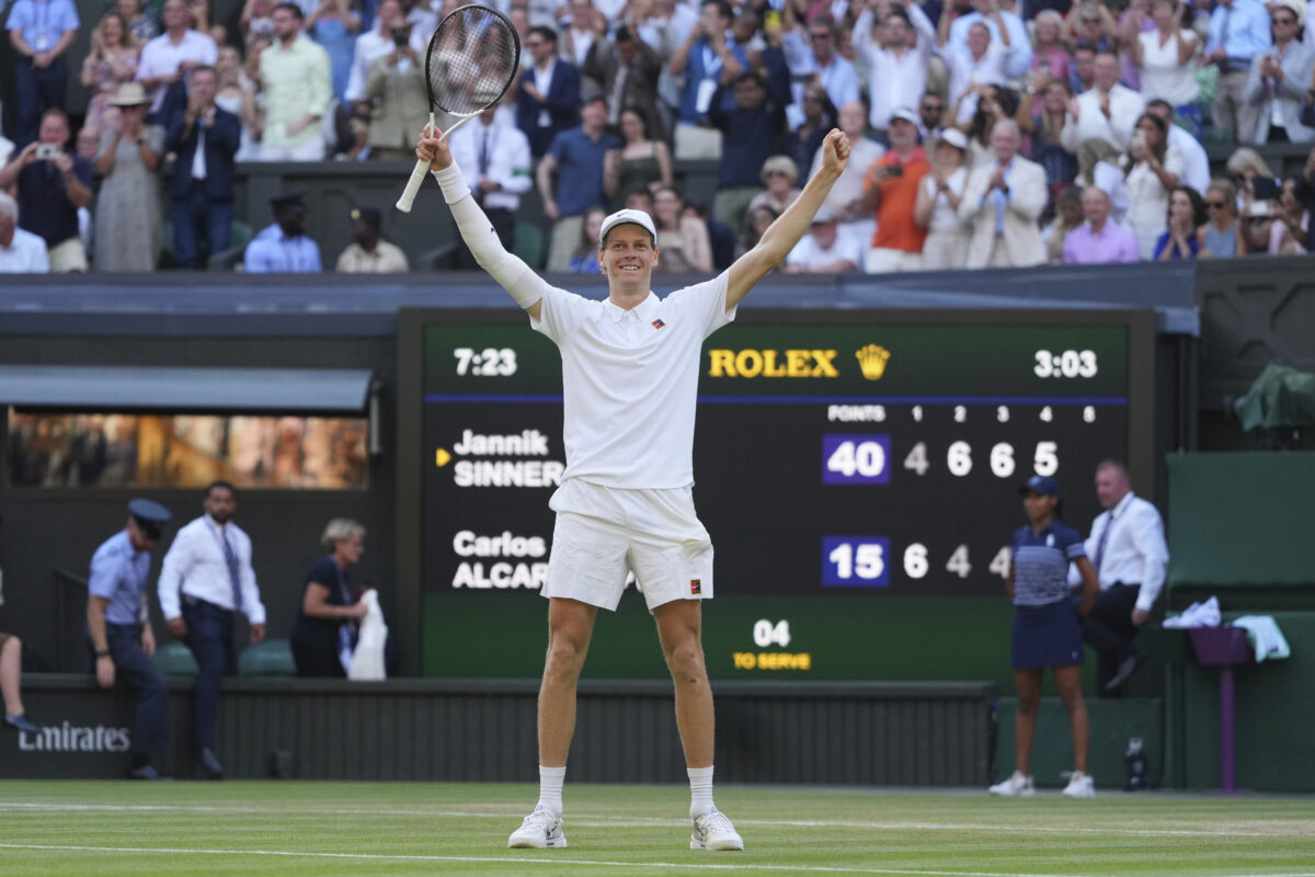Sinner trionfa a Wimbledon 2025, dal 1° turno alla vittoria in 10 foto