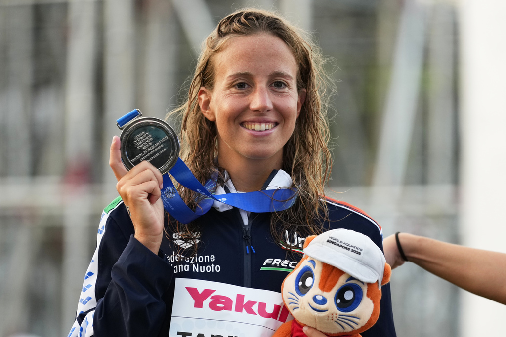Mondiali nuoto 2025, Taddeucci argento nella 10km Mondiali nuoto 2025, Taddeucci argento nella 10km