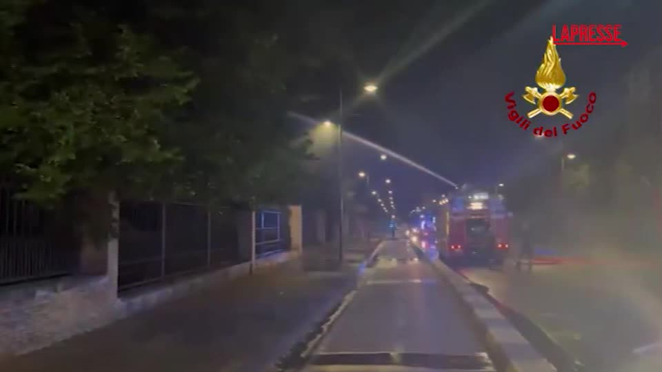Pescara, incendio nella pineta Dannunziana: l Pescara, incendio nella pineta Dannunziana: l