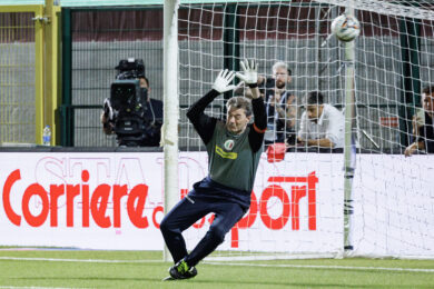 Giancarlo Giorgetti alla Partita del cuore
