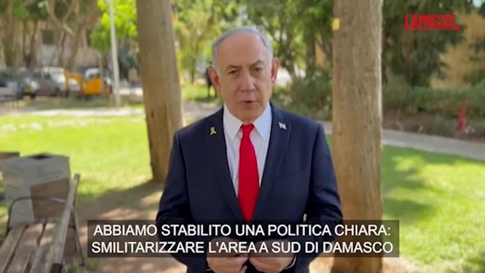 Siria, Netanyahu: "Cessate il fuoco ottenuto con la forza" Siria, Netanyahu: "Cessate il fuoco ottenuto con la forza"