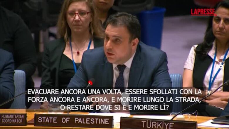 Gaza, viceambasciatore palestinese Onu:”Israele gioca alla roulette russa con le nostre vite”
