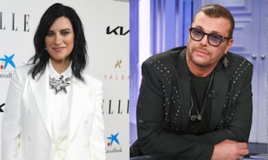 Laura Pausini e Gianluca Grignani, scintille social tra i due cantanti