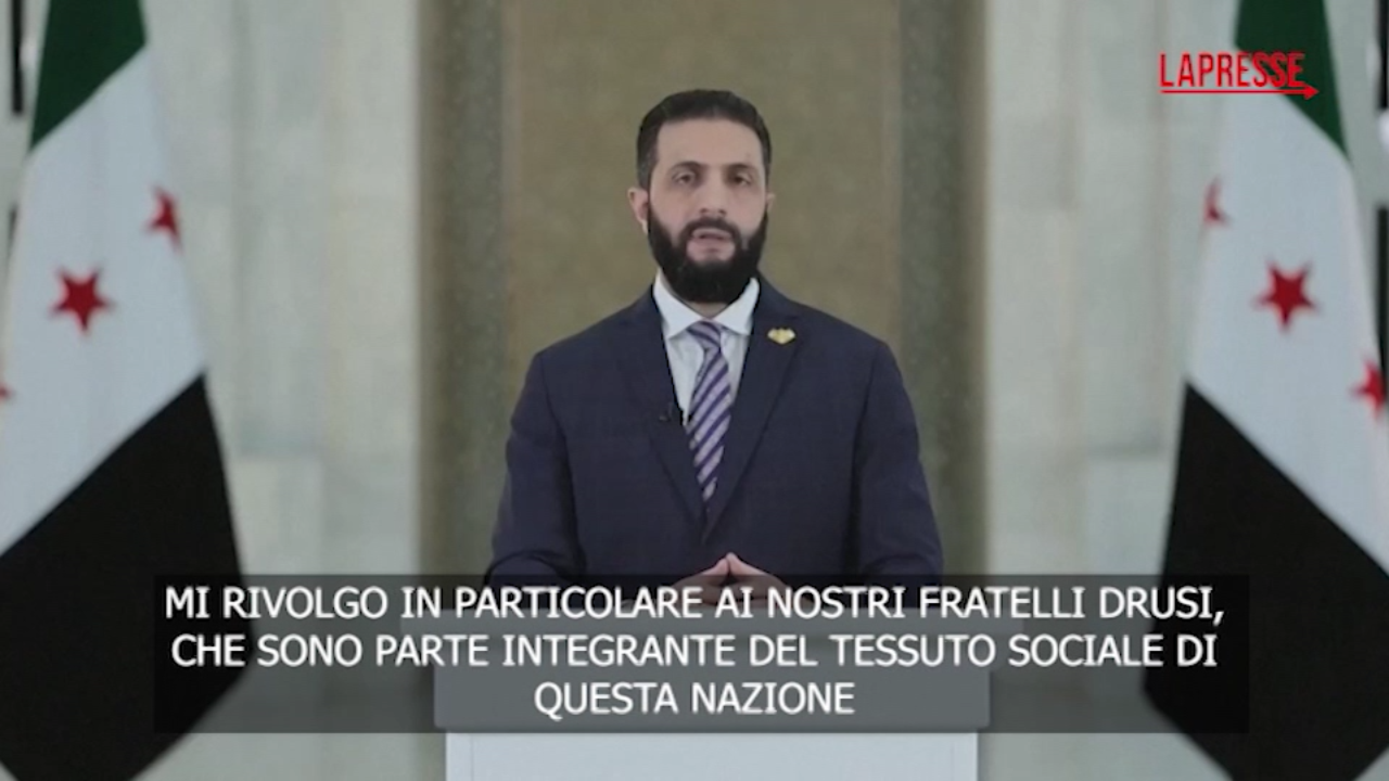 Siria, il presidente ad interim: "Drusi parte integrante del Paese" Siria, il presidente ad interim: "Drusi parte integrante del Paese"