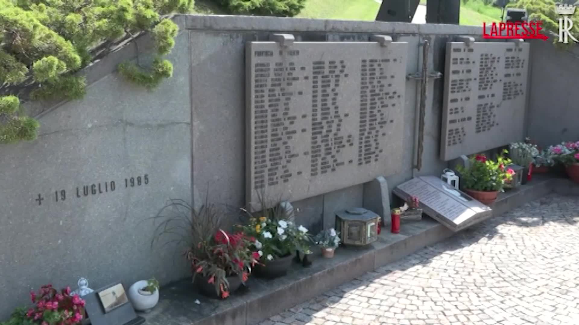 Strage di Stava, Mattarella a Tesero per il 40esimo anniversario Strage di Stava, Mattarella a Tesero per il 40esimo anniversario