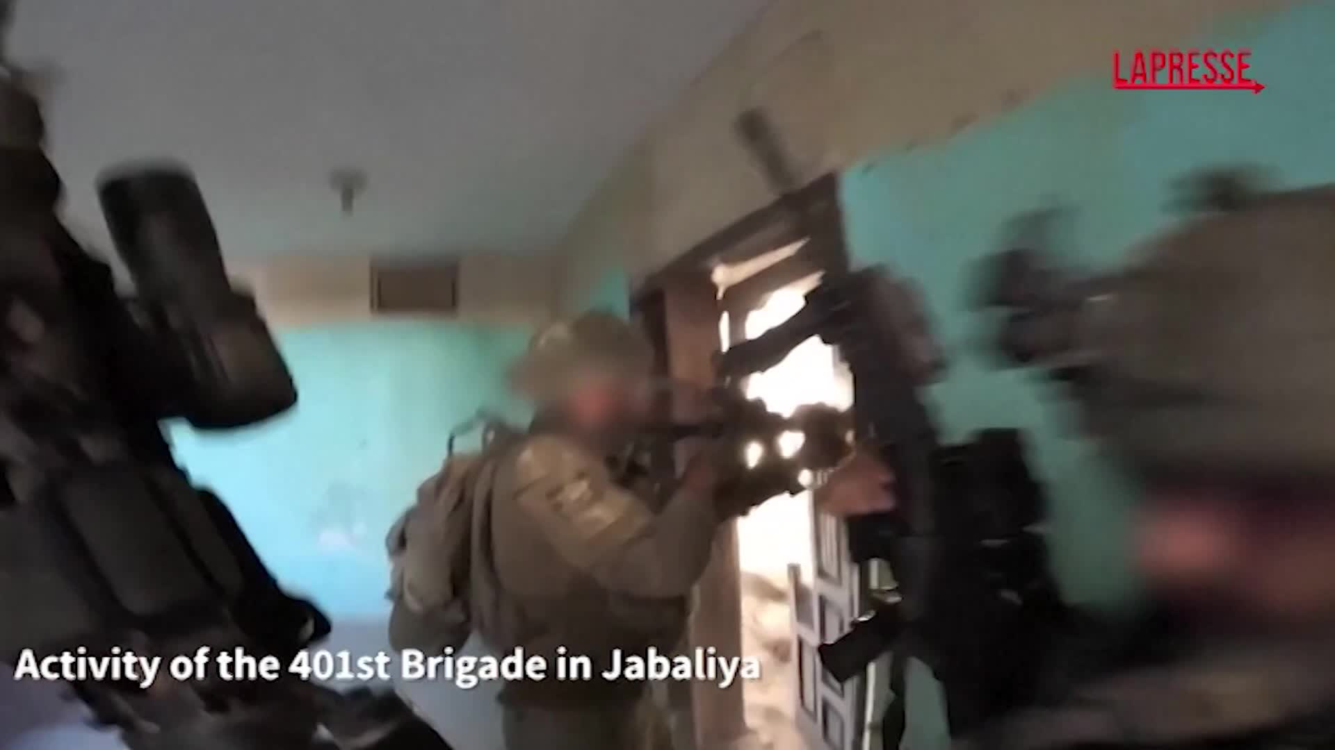 Gaza, operazioni militari israeliane a Jabaliya: il video delle Idf