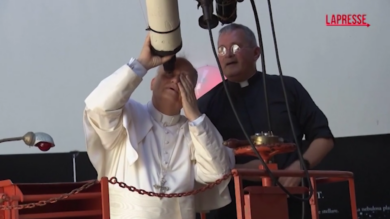 Papa Leone XIV visita l'osservatorio astronomico vaticano