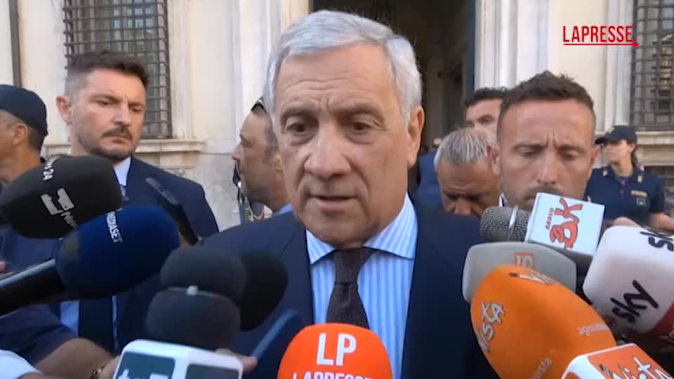 gaza tajani firmato documento per spingere israele a trovare soluzione