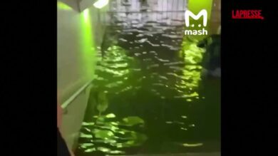 Russia, forti piogge e allagamenti a Mosca