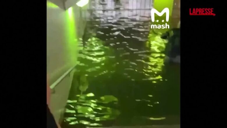 Russia, forti piogge e allagamenti a Mosca