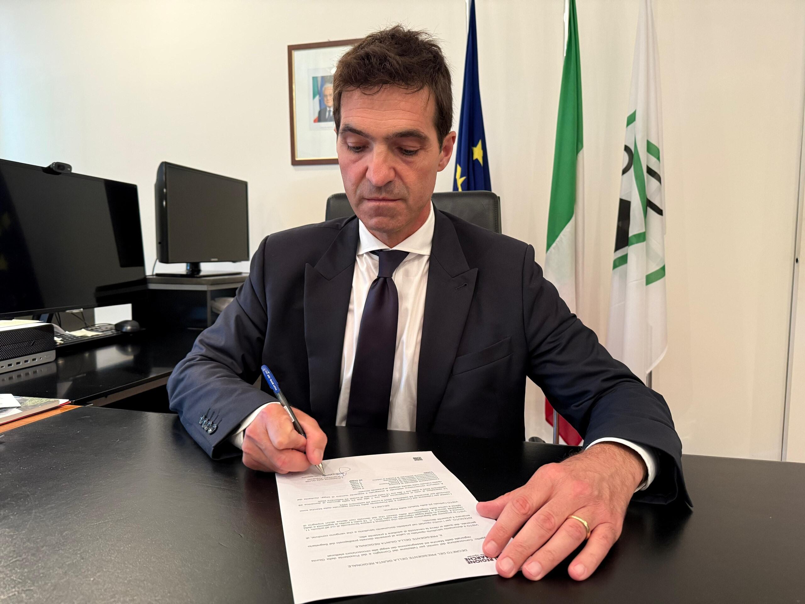 Marche, Acquaroli: “Elezioni regionali il 28 e 29 settembre” 