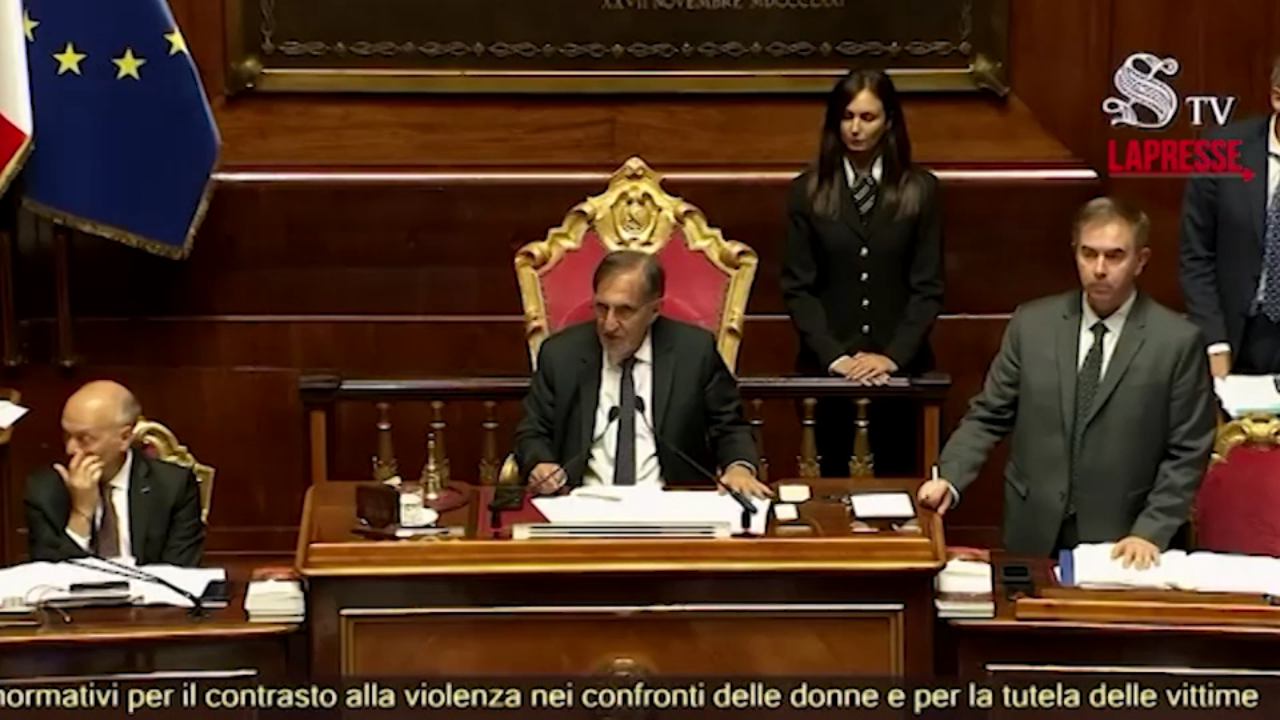 mattarella gli auguri di la russa in aula al senato per l 84esimo compleanno del presidente