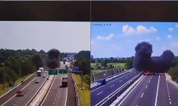 Brescia, lo schianto dell’ultraleggero ripreso in un video