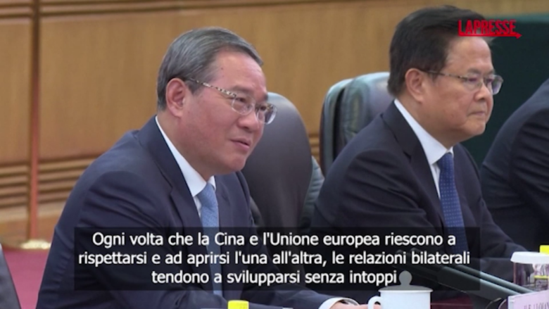 Ue-Cina, Von der Leyen e Costa a Pechino: l'incontro col premier Li Qiang