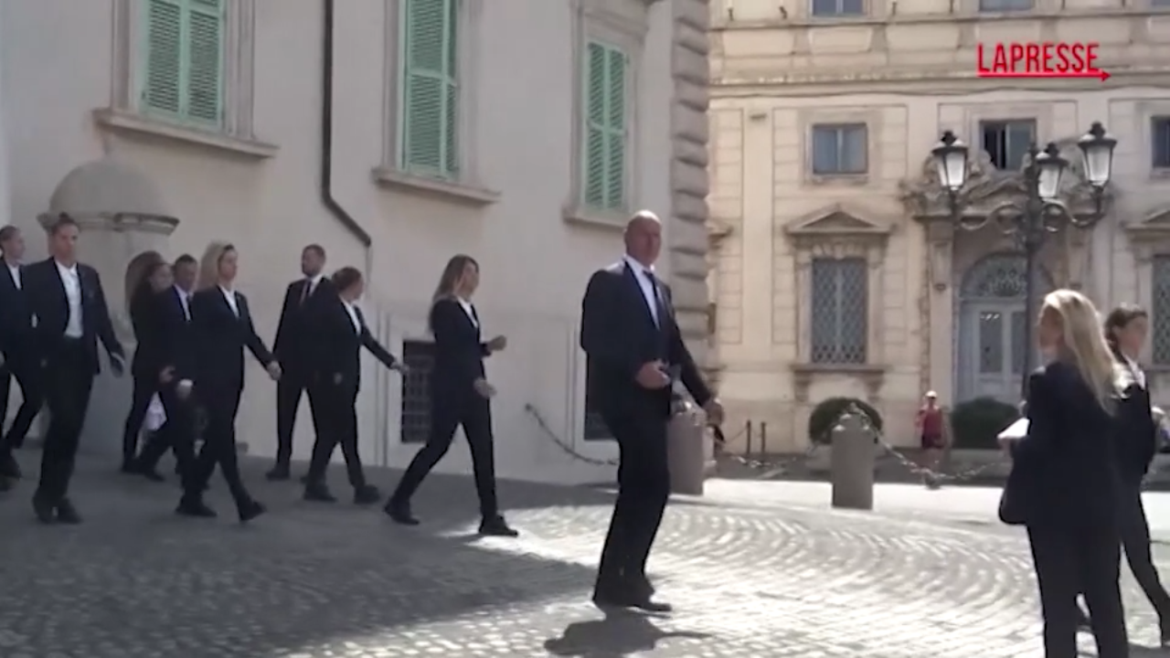 calcio femminile la nazionale da mattarella azzurre ancora amareggiate per arbitraggio semifinale