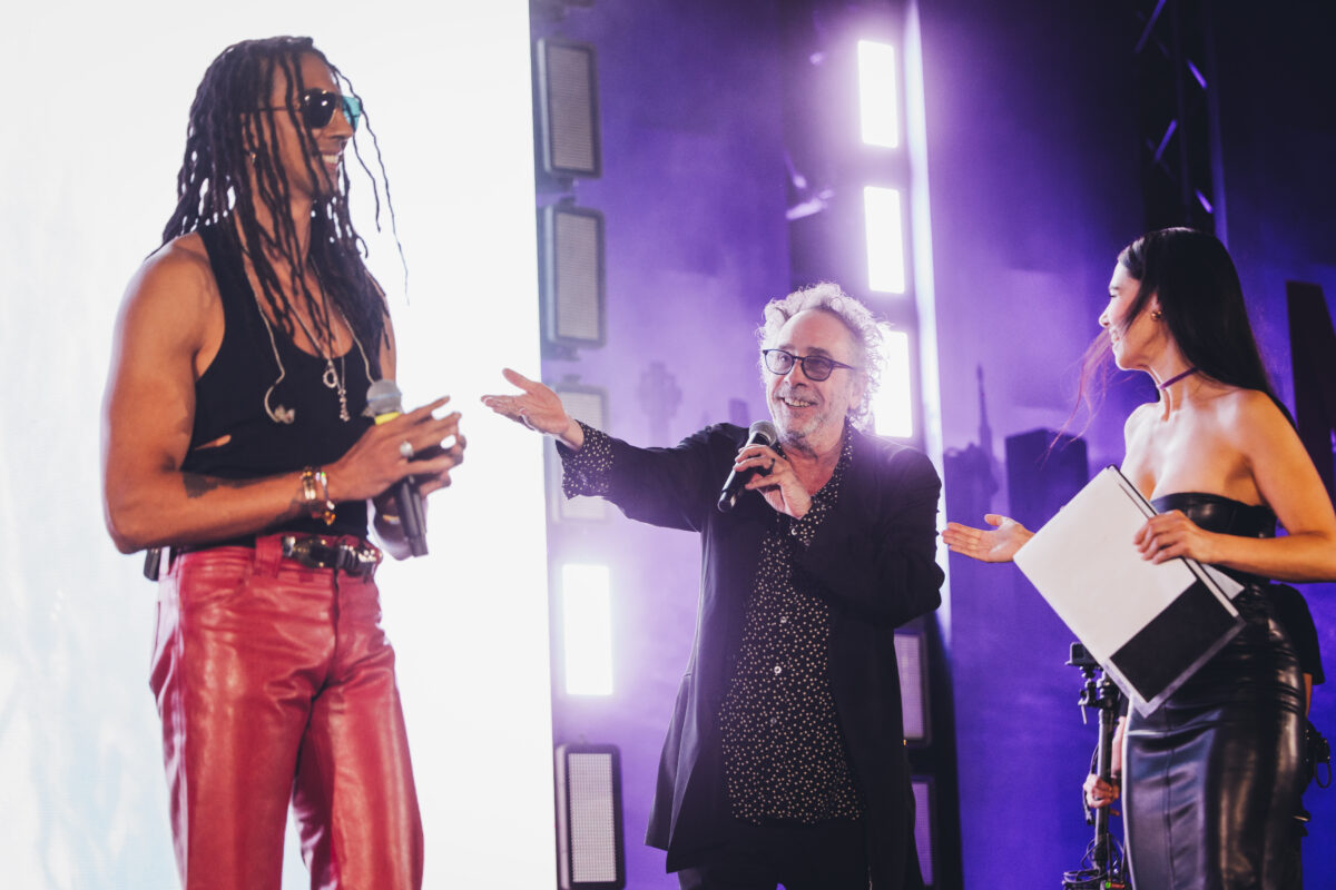 Galleria foto 'Tim Burton e Ghali al Lido Mercoledì a Roma dedicato alla piccola di Casa Addams' - foto 2