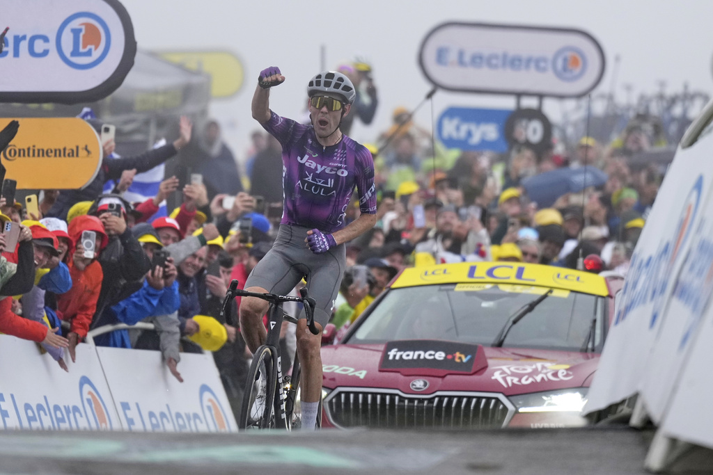 tour de france 2025 o8217connor vince 18 a tappa pogacar sempre in giallo