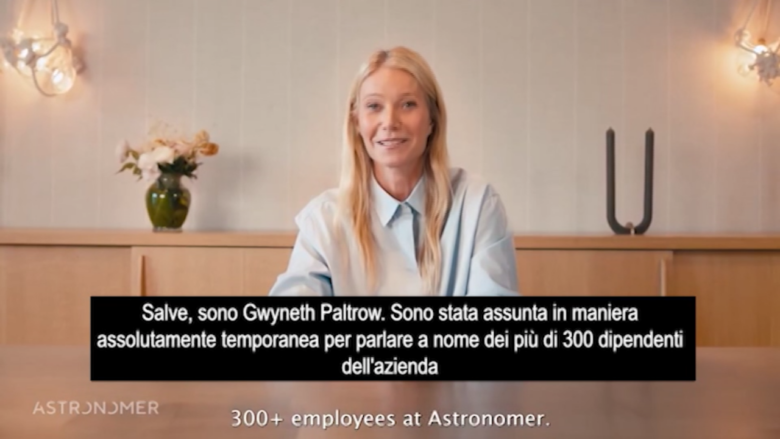 Amanti sorpresi a concerto Coldplay, Gwyneth Paltrow volto temporaneo di Astronomer: "Qui per rispondere alle vostre domande"