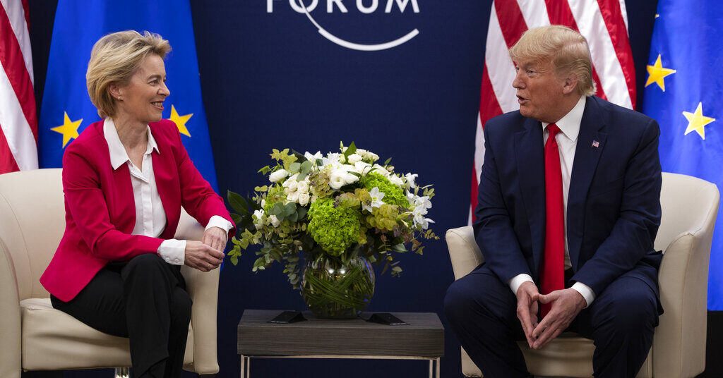 Dazi, Trump von der Leyen: oggi l’incontro in Scozia Dazi, Trump von der Leyen: oggi l’incontro in Scozia