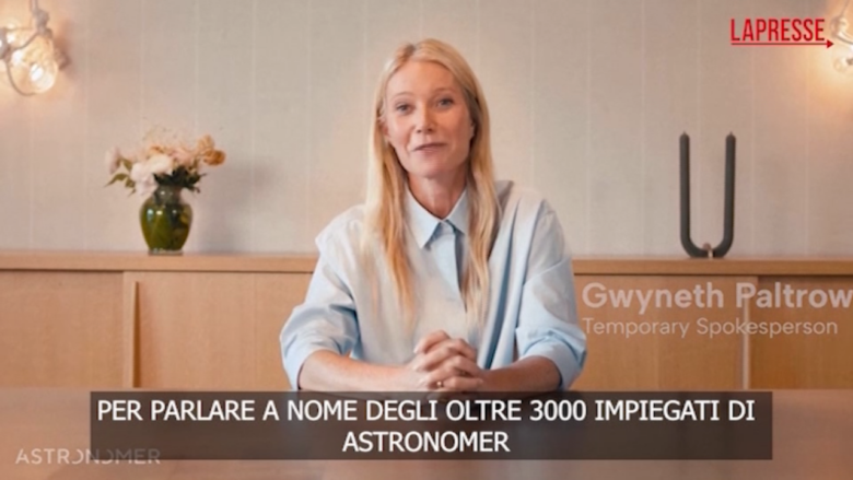 Gwyneth Paltrow scelta per rilanciare la reputazione di Astronomer