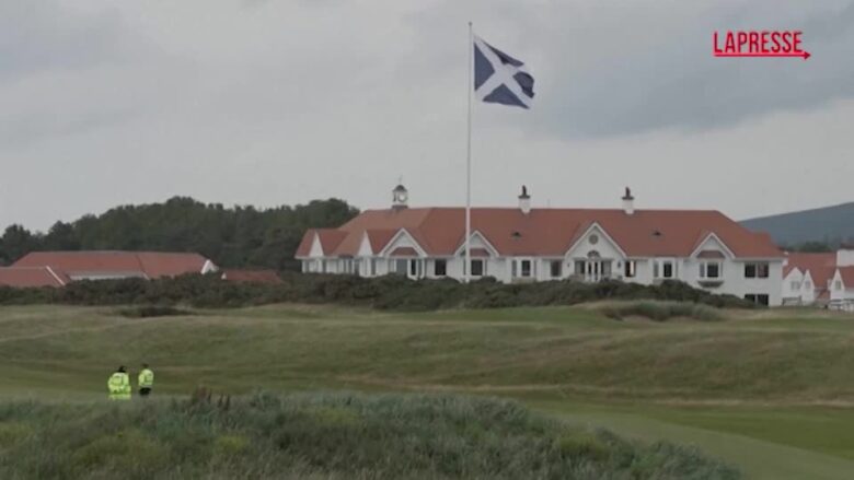 Scozia, sicurezza alle stelle per la visita di Trump: il pattugliamento nel resort di Turnberry