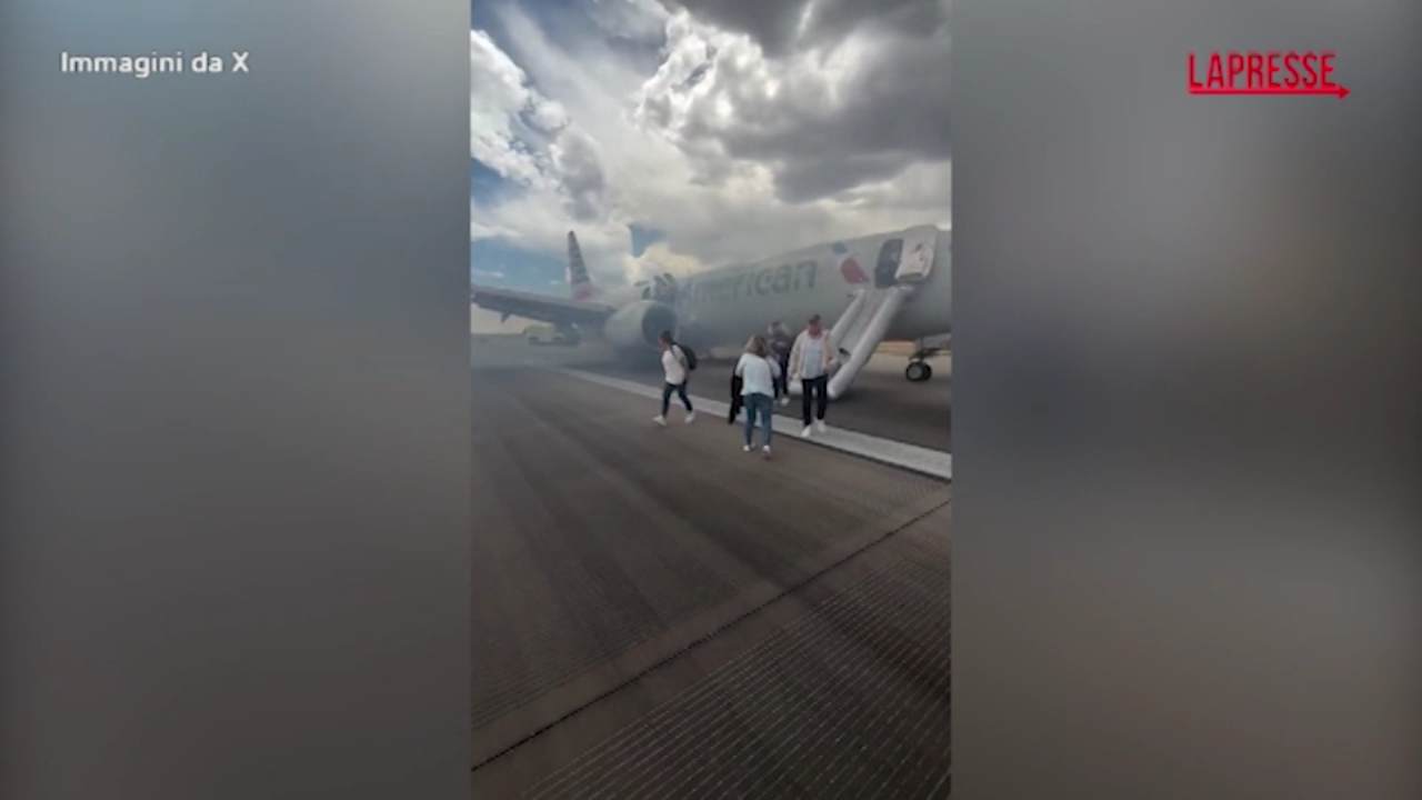 Guasto in fase decollo, aereo dell Guasto in fase decollo, aereo dell