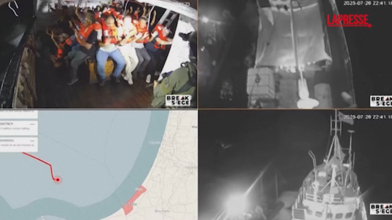 idf sale a bordo della freedom flotilla le immagini