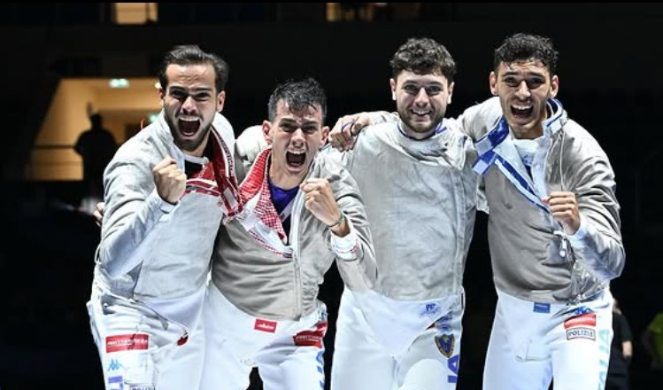 mondiali scherma 2025 oro italia in sciabola maschile a squadre