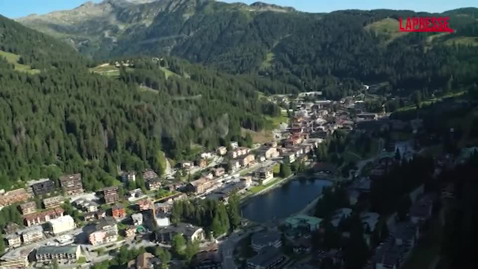 trentino droni monitorano cima falkner dopo crollo fratture in evoluzione
