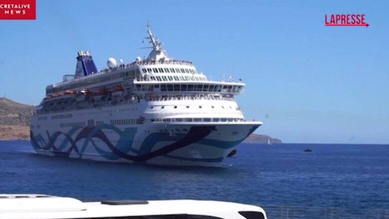 Grecia, proteste anche a Creta contro l'arrivo di una nave da crociera israeliana