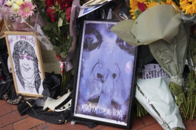 Il funerale di Ozzy Osbourne a Birmingham il 30 luglio 2025 (AP Photo/Alberto Pezzali)