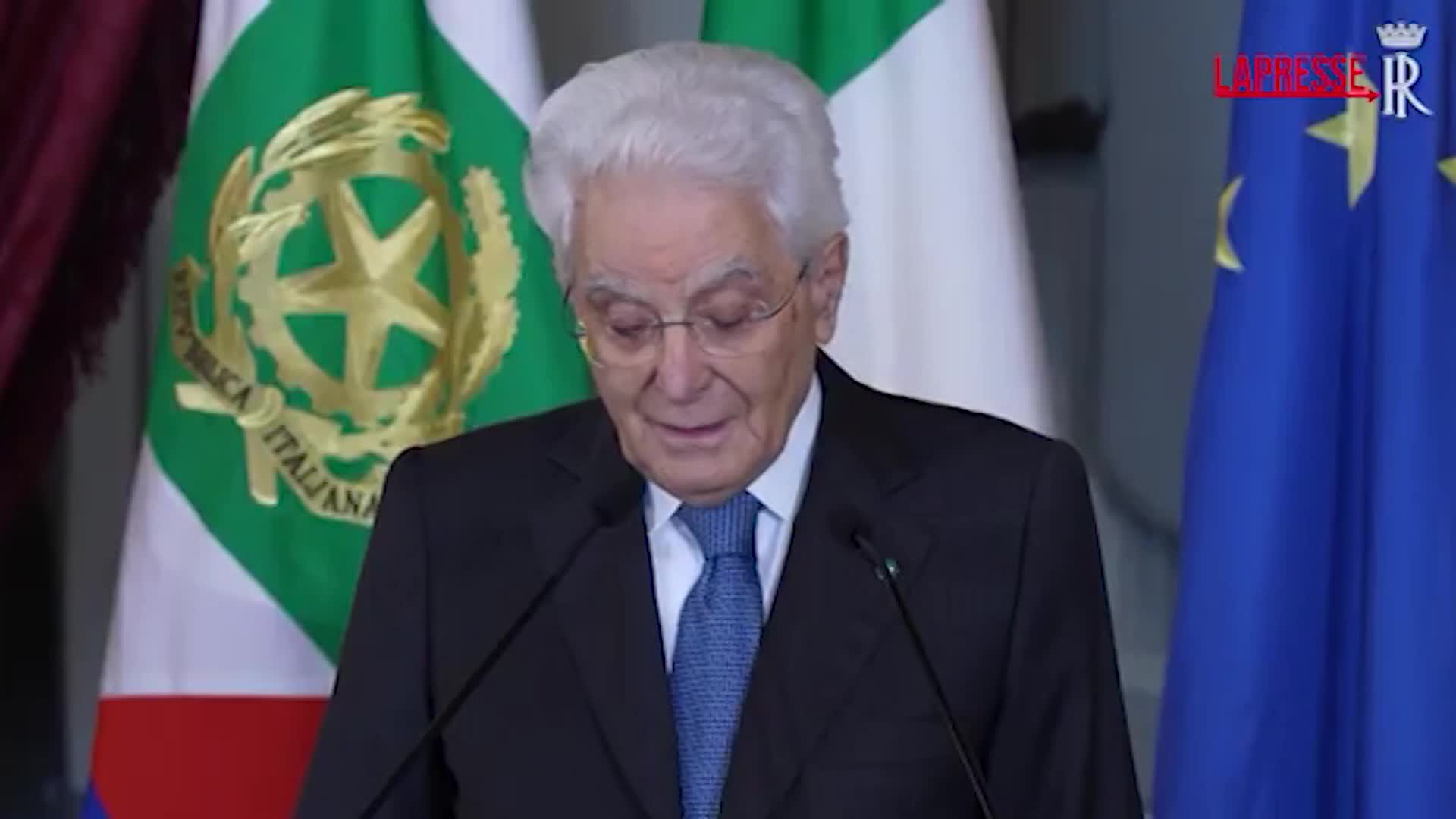 Gaza, Mattarella: "Non si vedono errori, ma ostinazione a uccidere indiscriminatamente" Gaza, Mattarella: "Non si vedono errori, ma ostinazione a uccidere indiscriminatamente"