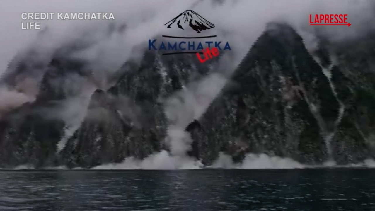 terremoto crolli da una scogliera e case danneggiate in kamchakta