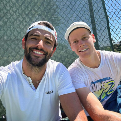 Berrettini si allena con Sinner, sorrisi e speranze per l’Us Open