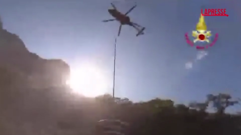 Nuoro, donna bloccata a Cala Mariolu: il salvataggio dei vigili del fuoco