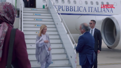 Meloni in Turchia, l'arrivo della premier a Istanbul