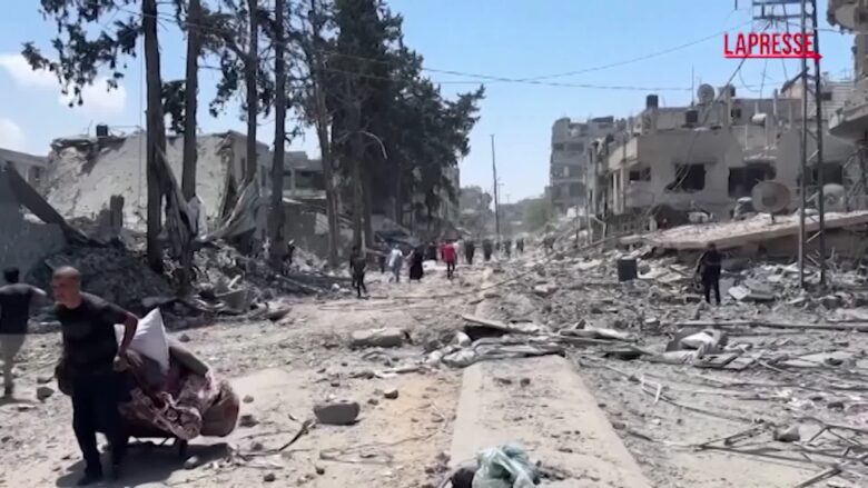 Gaza, palestinesi tornano alle loro case ma trovano solo macerie e distruzione