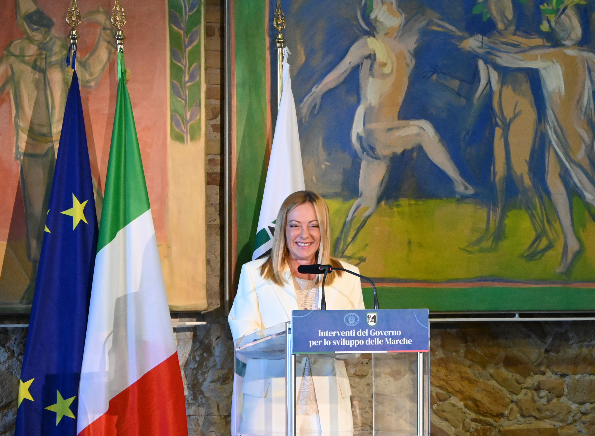 Marche, la premier Meloni annuncia la Zes