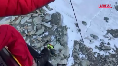 Val d’Aosta, recuperati gli alpinisti rimasti bloccati sul Cervino