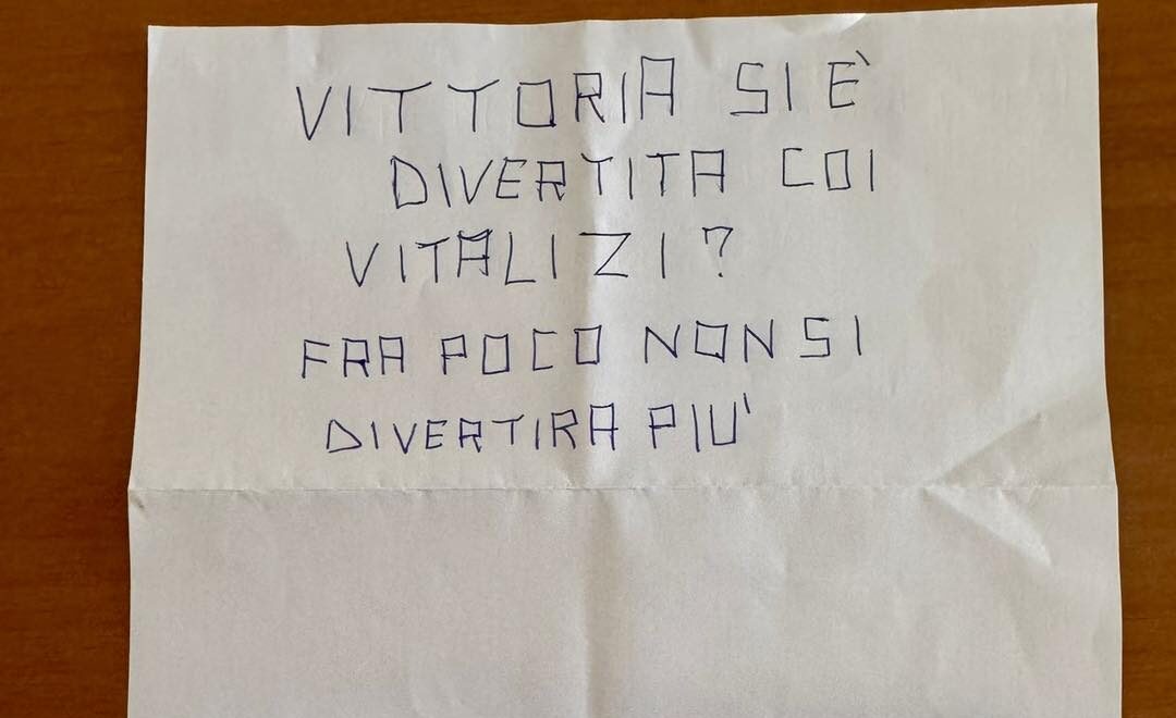 Lettera minatoria a deputata M5S Baldino