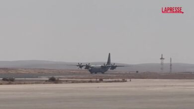 Gaza, paracadutati primi aiuti italiani sulla Striscia