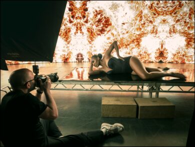 BTS Pirelli Calendar -dal backstage del Calendario Pirelli 2026 di Sølve Sundsbø, foto di Alessandro Scotti