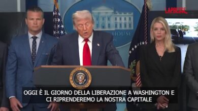 Usa, Trump: "Oggi è il giorno della liberazione a Washington, ci riprenderemo la nostra Capitale"