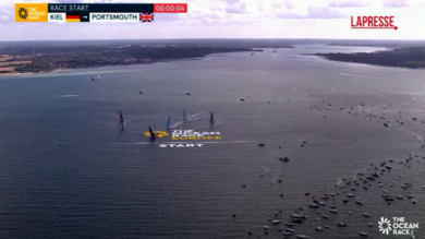 Ocean Race 2025, spettacolare collisione tra due barche a vela