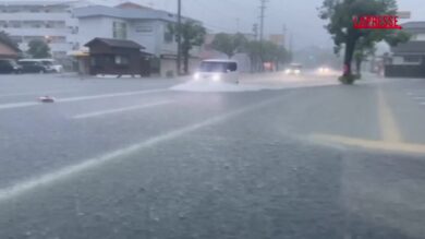 Giappone, piogge torrenziali al sud: migliaia di evacuati