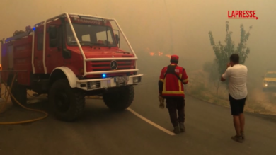 Portogallo, vasti incendi nel centro del paese