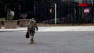 Usa, l'arrivo dei soldati della Guardia Nazionale a Washington