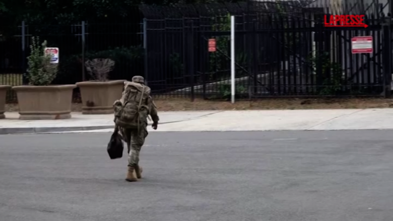 Usa, l'arrivo dei soldati della Guardia Nazionale a Washington